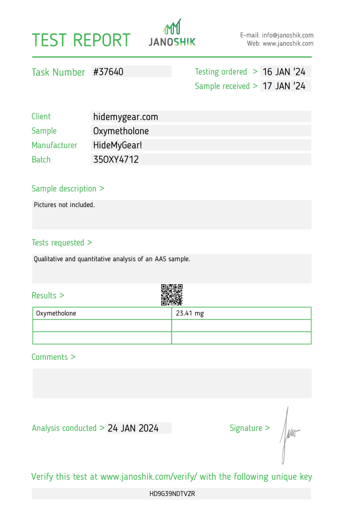 oxymetholone